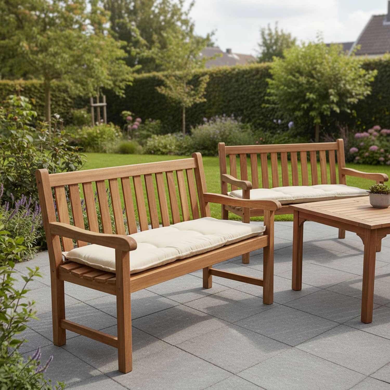 Bankkussen 120cm - Pedro sand (waterafstotend)