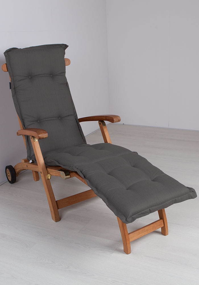 Tuinkussenshop deckchair Basic black