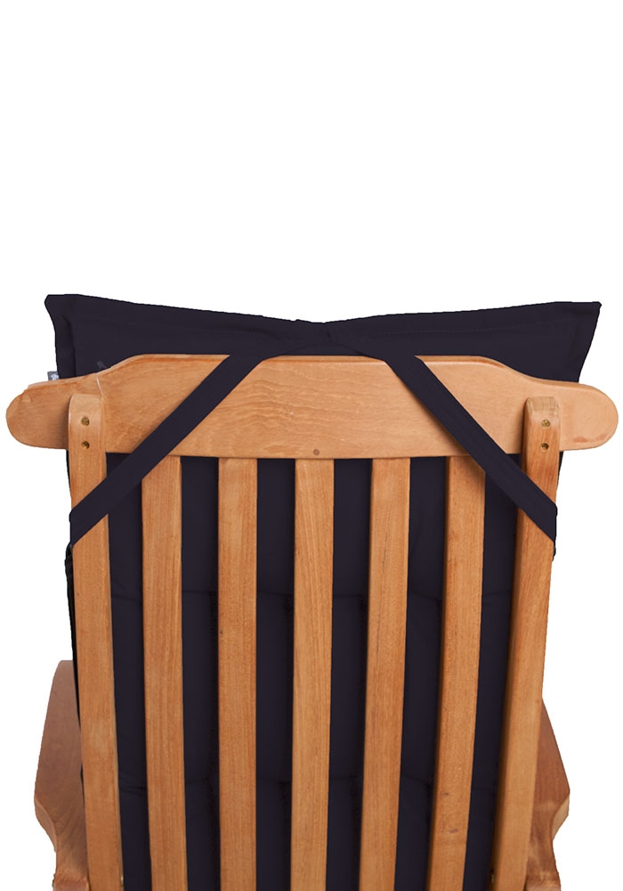 Tuinkussenshop deckchair Havana dark grey