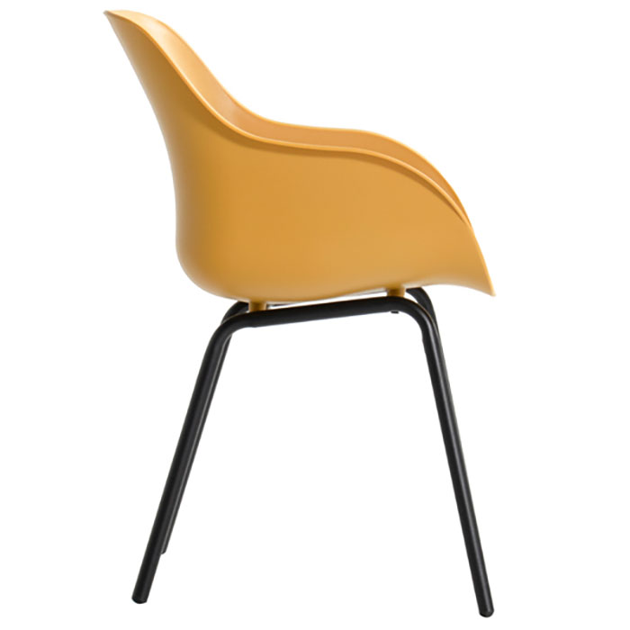 Sohpie rondo elegance curry yellow tuinstoel