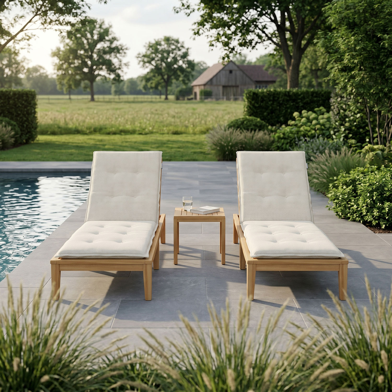 Ligbedkussen Lisboa sand