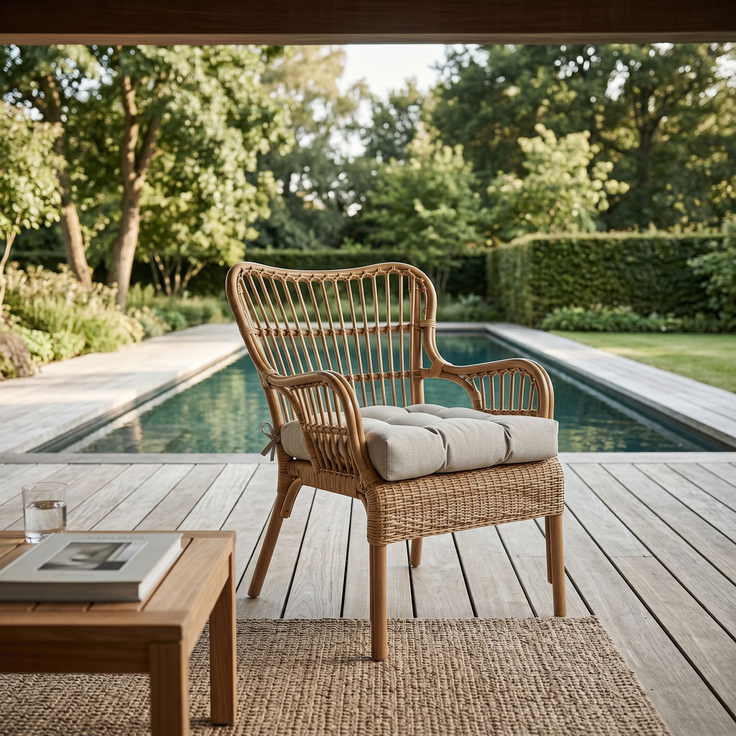 Lisboa Rotan sand zitkussen