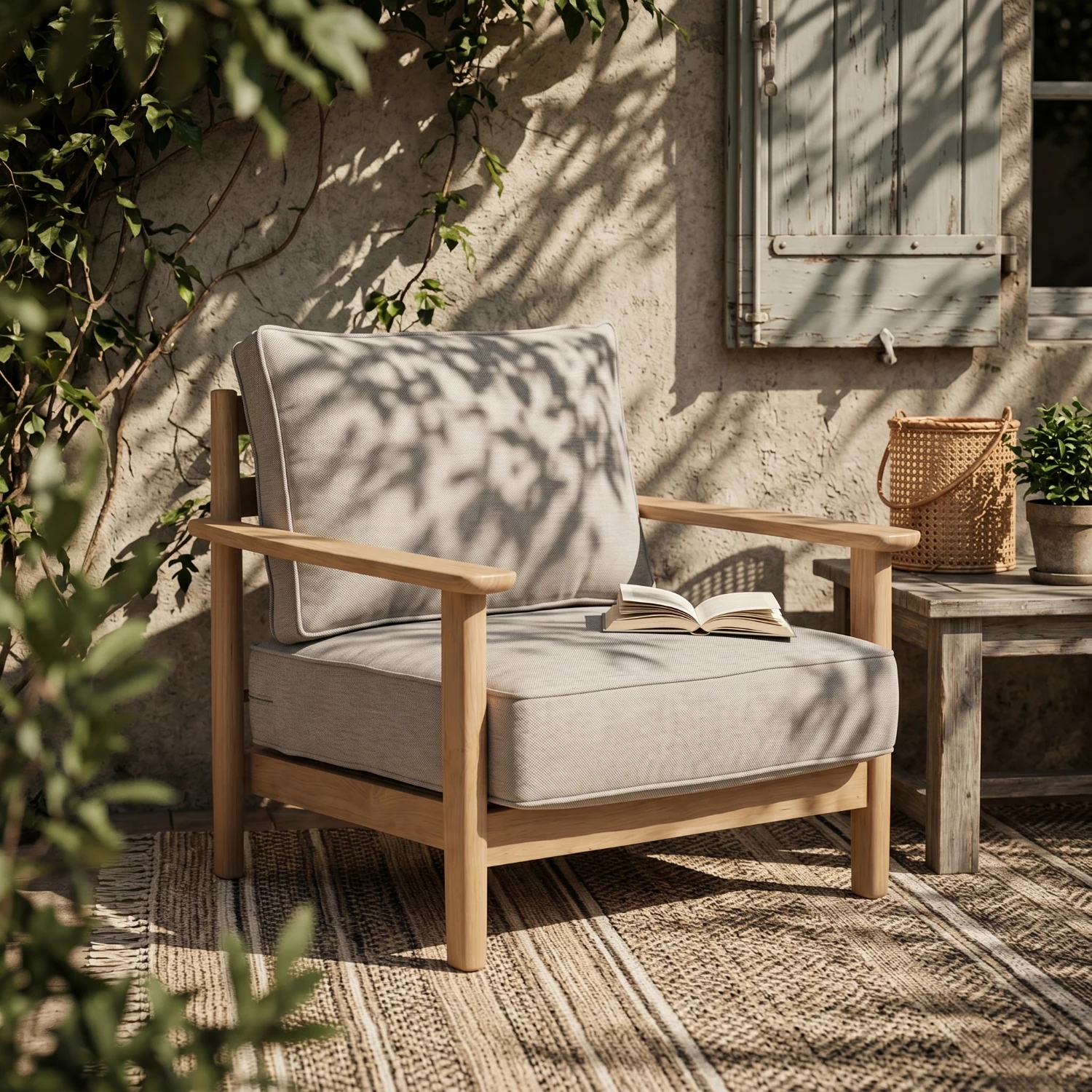 Loungekussen set Taupe Rhino Lisboa