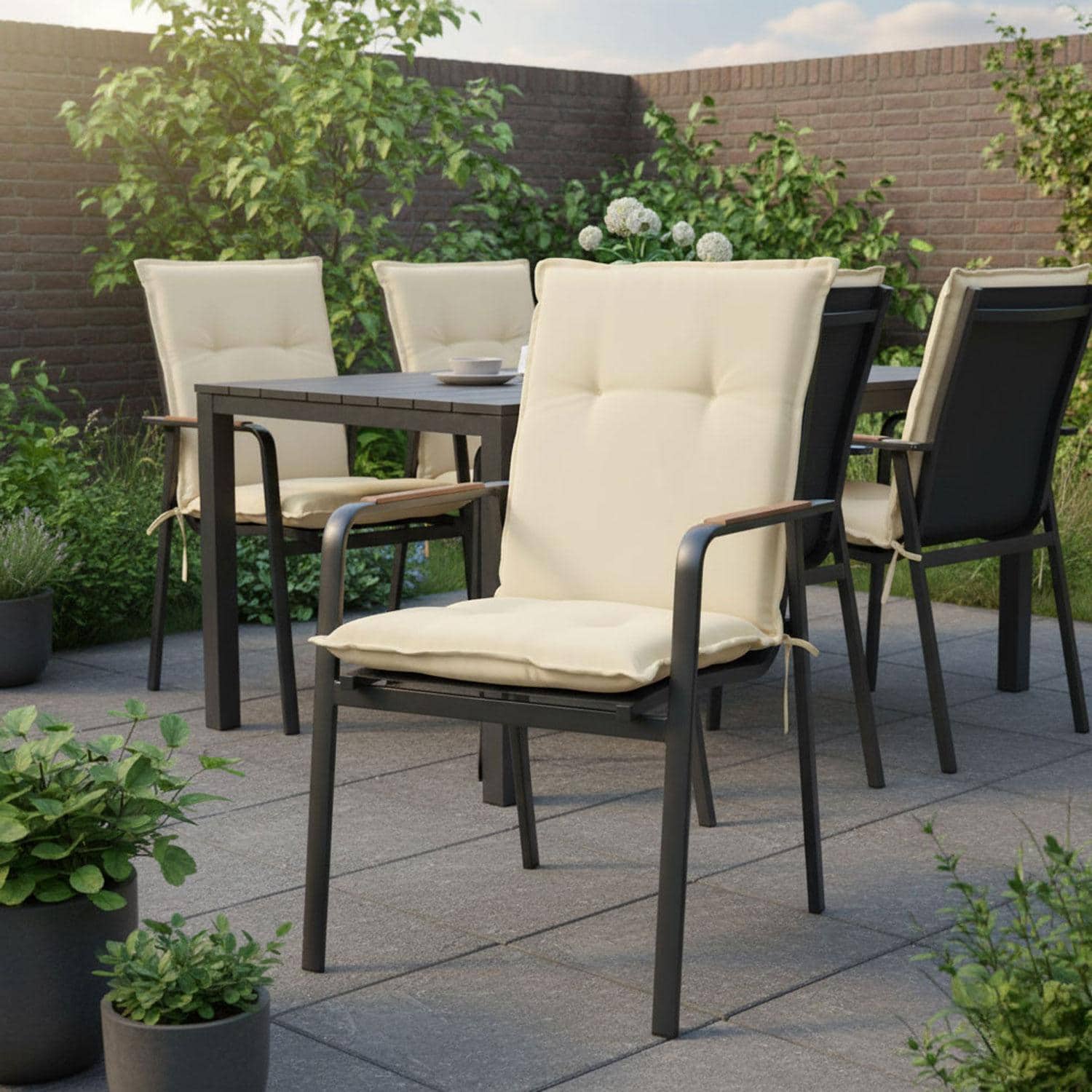 Tuinkussen lage rug - Pedro sand waterafstotend