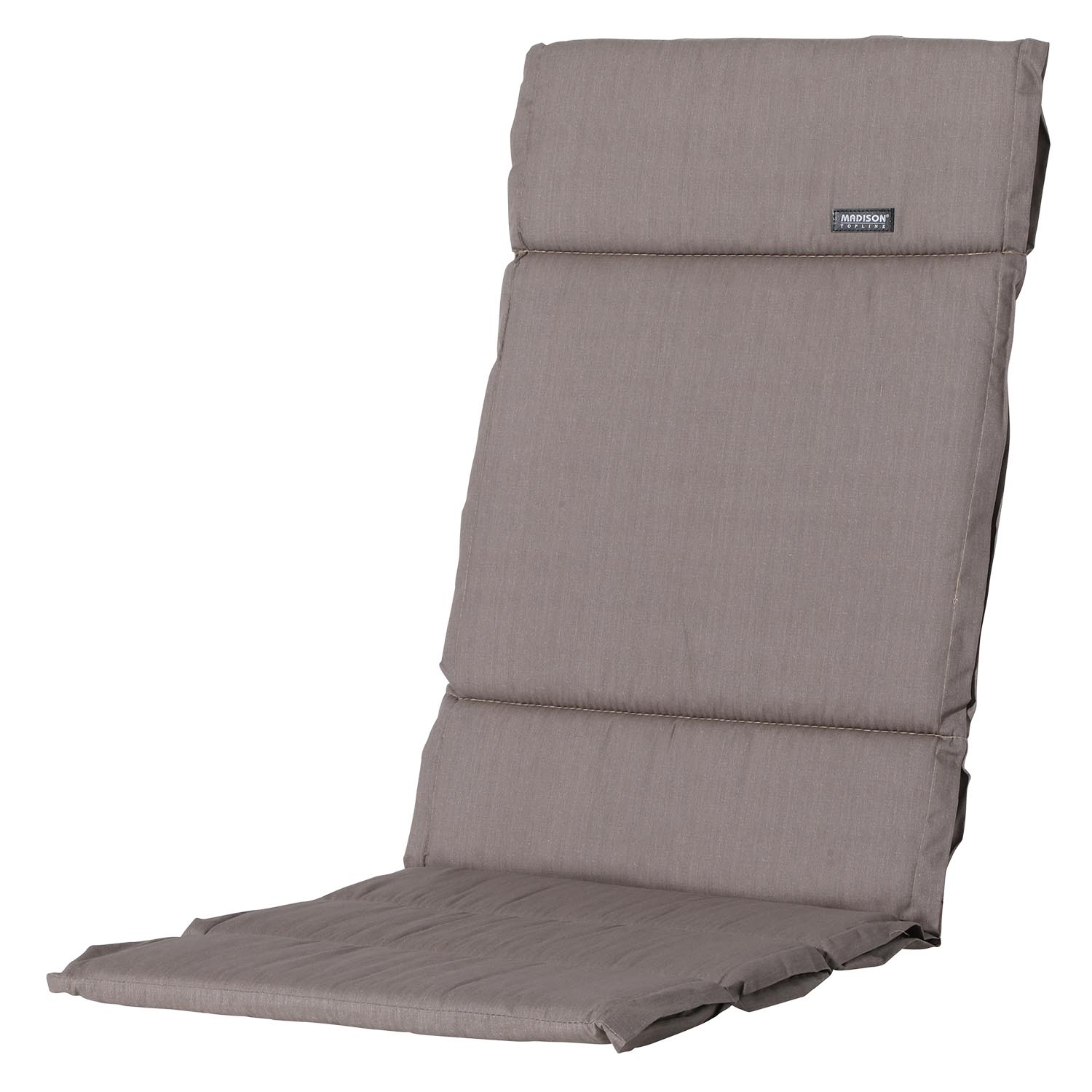 Textileenkussen hoge rug   Basic taupe