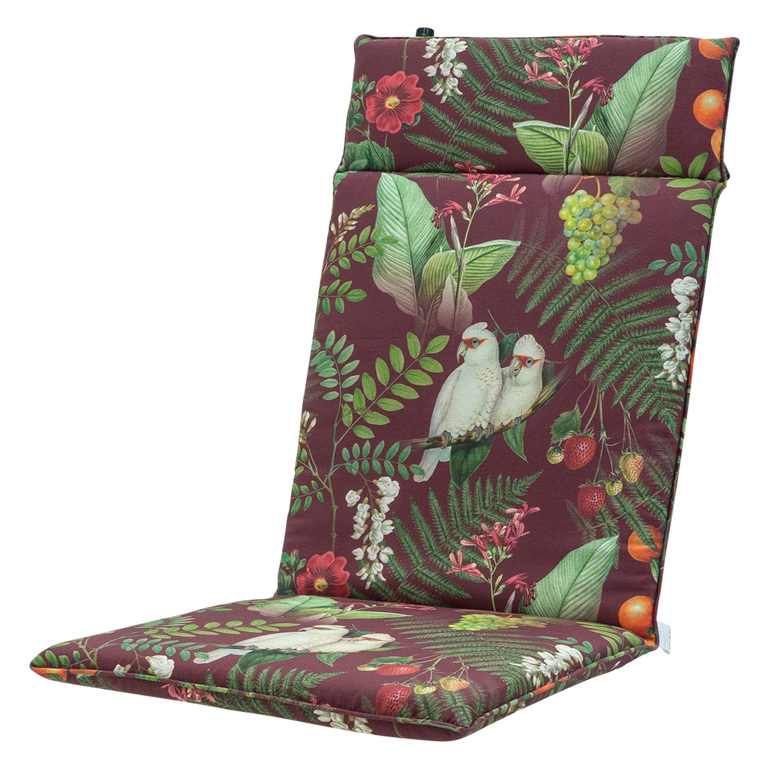 Tuinkussen hoge rug universal   Josie bordeaux