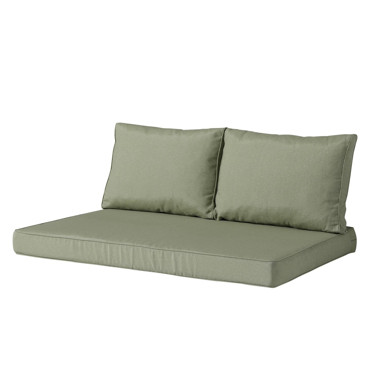 Palletkussen zit en rug Carré (120x80cm)   Panama sage