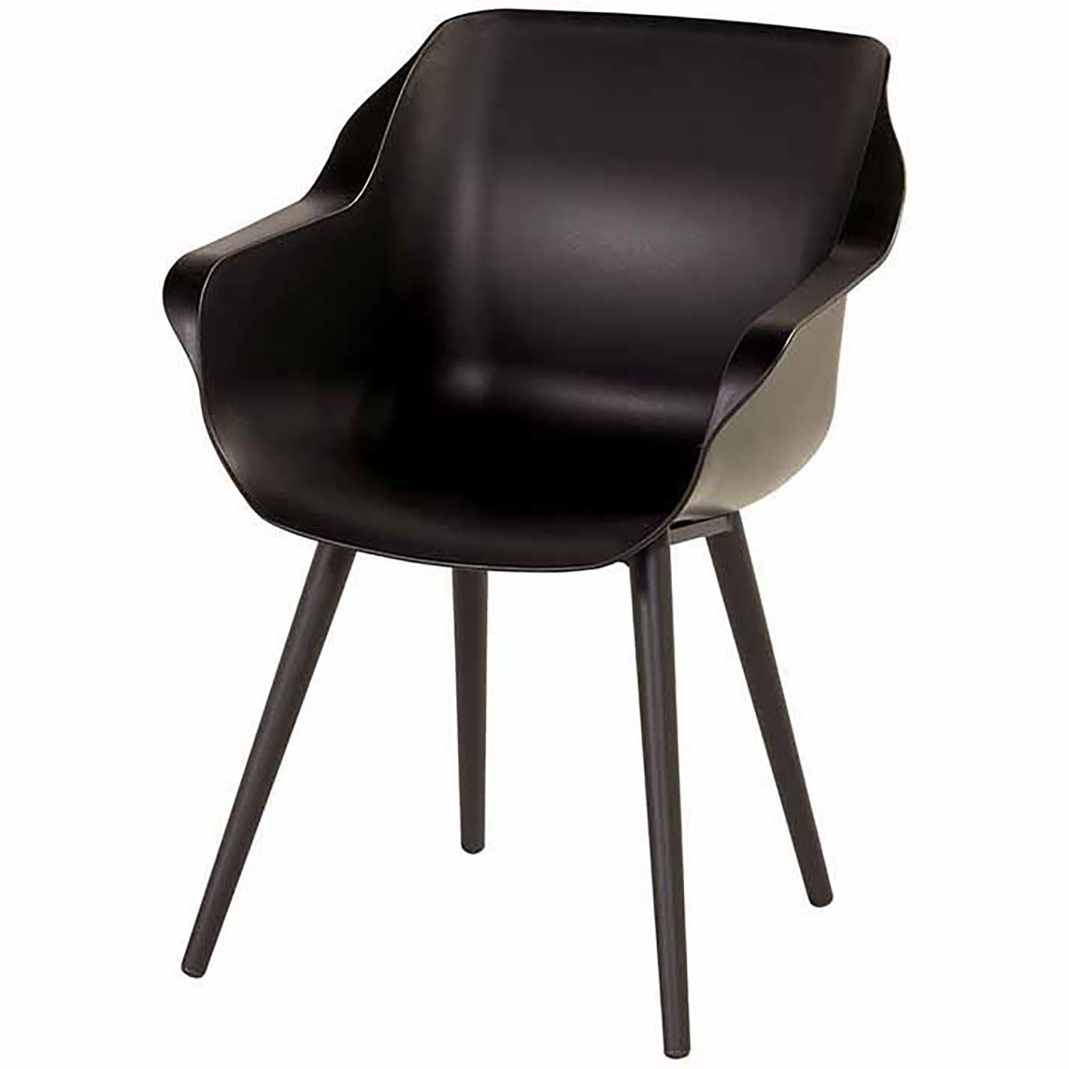 Hartman Sophie studio carbon black - Tuinstoel (showroommodel)