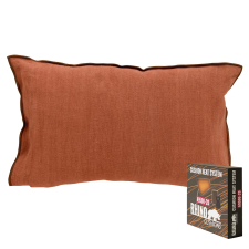 Warmtekussen sier indoor 50x30cm - Bella cognac