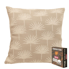 Warmtekussen sier indoor 50x50cm - Gabriel natural (waterafstotend)