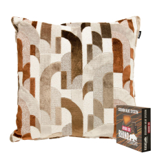 Warmtekussen sier indoor 50x50cm - Raya taupe