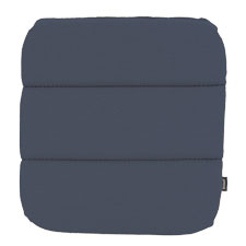 Delphine zitkussen 40x40cm - Cuba graphite blue