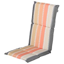 Textileenkussen hoge rug - Pim cognac