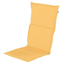 Textileenkussen hoge rug - Cuba Rich yellow