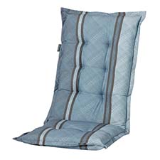 Tuinkussen hoge rug - Verry blue
