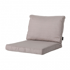 Loungekussen zit en rug 60x60cm carré - Basic taupe