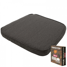 Warmtekussen wicker universeel 46x48cm - Canvas eco dark grey (waterafstotend)