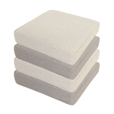 Bundel zitkussen carré 40x40cm - Lisboa sand taupe (waterafstotend)