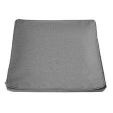 Kussenhoes lounge - 60x60x10cm Lisboa dark grey (waterafstotend)