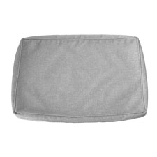 Kussenhoes lounge - 60x40x10cm Lisboa light grey (waterafstotend)