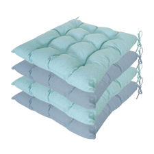 Bundel toscane kussens 46x46cm - Lisboa jeans en turquoise (waterafstotend)