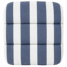 Delphine zitkussen 40x40cm - Roma Graphite blue