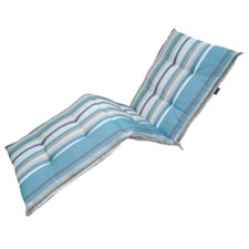 Ligbedkussen 194x59cm - Righe azure
