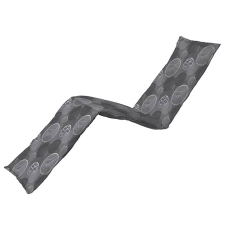 Ligbedkussen 200x60cm - Circle grey