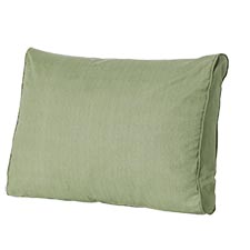 Loungekussen ruggedeelte 73x40cm carré - Basic green