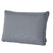 Loungekussen ruggedeelte 73x40cm carré - Rib grey