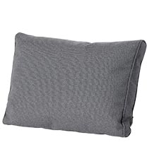 Loungekussen ruggedeelte premium 73x40cm carré - Manchester grey (waterafstotend)