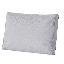 Loungekussen ruggedeelte premium 73x40cm carré - Manchester light grey (waterafstotend)