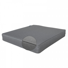 Loungekussen 60x70cm carré - Ribera Grey (waterafstotend)