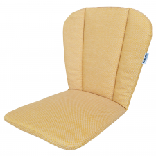 Kuipkussen lage rug - Ribera twist yellow (waterafstotend)