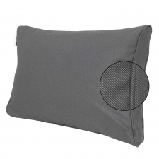 Loungekussen ruggedeelte 60x40cm carré - Ribera Grey (waterafstotend)