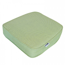 Zitkussen wicker universeel 46x48cm (extra dik) - Ribera twist green (waterafstotend)
