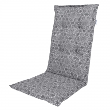 Tuinkussen hoge rug - Mandala grey