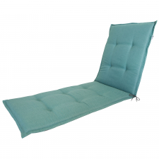 Ligbedkussen 205x60cm - Ribera twist turquoise (waterafstotend)