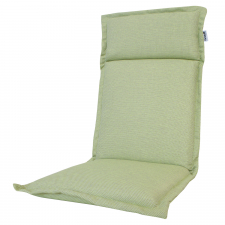 Tuinkussen hoge rug turin - Ribera twist green (waterafstotend en afritsbaar)