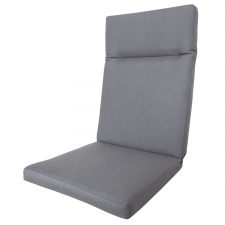 Tuinkussen hoge rug Florida - Ribera anthracite (waterafstotend)