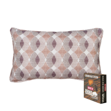 Warmtekussen sier 50x30cm - Rae mocca