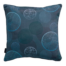 Sierkussen 50x50cm - Circle blue