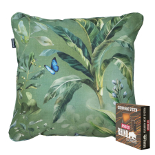 Warmtekussen sier 50x50cm - Elisa green (waterafstotend)