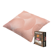 Warmtekussen sier 50x50cm - Napels rondo salmone (waterafstotend)