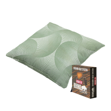 Warmtekussen sier 50x50cm - Napels rondo kaki (waterafstotend)