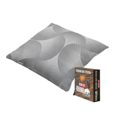 Warmtekussen sier 50x50cm - Napels rondo grey (waterafstotend)