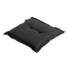 Hockerkussen 50x50cm - Rib black