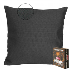 Warmtekussen sier 45x45cm - Ribera dark grey (waterafstotend)