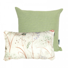 Sierkussenset - Donna twist green (waterafstotend)