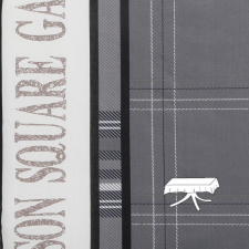 Tafelkleed 140x140cm - Madison garden grey